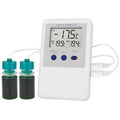 Traceable Calibrated Refrigerator/Freezer Thermometer: 2 Plastic Bottle Probes