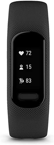 Garmin vivosmart 5 Fitness Tracker (Black) Heart Rate Monitor & Sleep Tracker - Phone GPS with 6Ave Cleaning Kit
