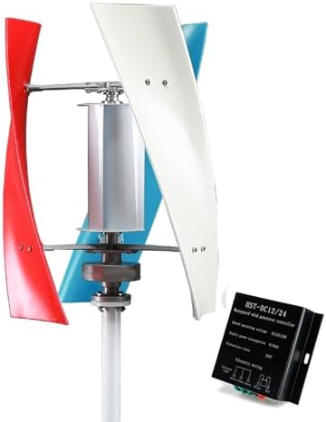 3000W-6000W Portable Vertical Wind Generators, Easy Installation Wind Turbines for 12V/24V/48V, Safe Operation in -40℃ to 80℃, Eco-Friendly Energy Solution