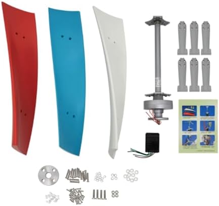 3000W-6000W Portable Vertical Wind Turbines - Easy Installation, 12V/24V/48V, Safe Operation in Extreme Temperatures -40℃ to 80℃, Ideal for Off-Grid Energy Solutions