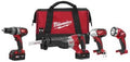 M18 Cordless Lithium-Ion 4-Tool Combo Kit - No. 2696-24