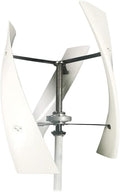 White Vertical Wind Turbines Generator,3000W with Controller Vertical Axis Wind Turbine for Home Wind (12V 24V 48V 220V Optional)