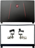 New Compatible Replacemen for MSI GE75 GE75VR Raider 8RE 8RF 8SG 8SF MS-17E1 Gaming Laptop Cover(LCD Back Cover and Bezel and LCD Hinges)