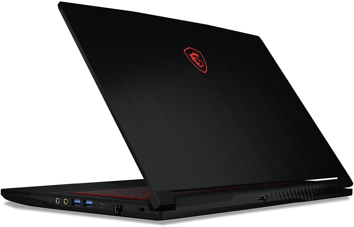msi GF63 Thin Gaming Laptop: 15.6' 144Hz FHD 1080p, Intel Core i5-10500H, NVIDIA GeForce RTX 3050, 8GB, 256GB NVMe SSD, Red Keyboard, Win 10, Black (10UC-440)
