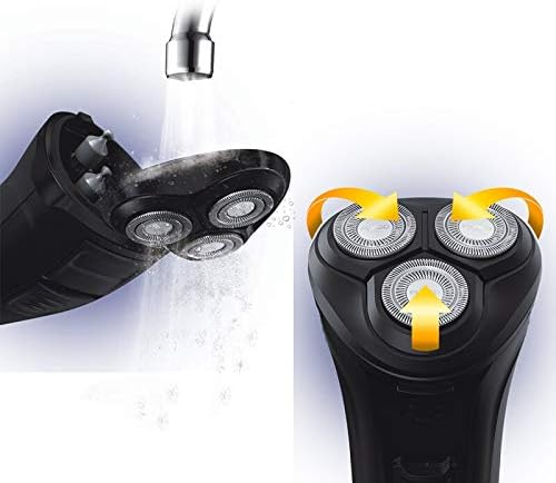 Electric Shaver Men's Rechargeable Shaver Full Body Washable Shaver Dry and Wet Shave