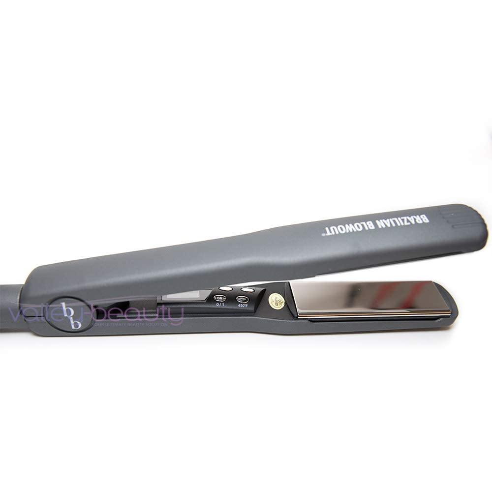 Brazilian Blowout 1 1/4' 450° Titanium Flat Iron for Frizzy Hair