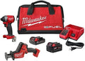 Milwaukee M18 FUEL 18-Volt Lithium-Ion Brushless Cordless HACKZALL Reciprocating Saw and Impact Driver Combo Kit (2-Tool)