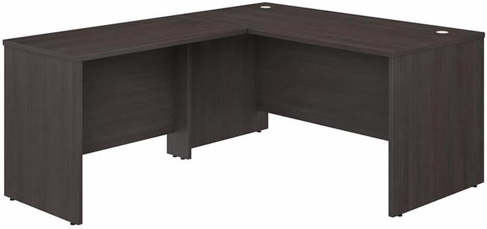 Bush Business Furniture Studio C 60W x 30D L Shaped Desk with 42W Return in Storm Gray, Large Corner Table for Home or Professional Office