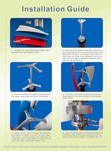 3000W Vertical Axis Wind Turbine Generator with MPPT Controller, Hybrid Wind Solar System for Boats & Street Lighting, 48V Renewable Energy Solution