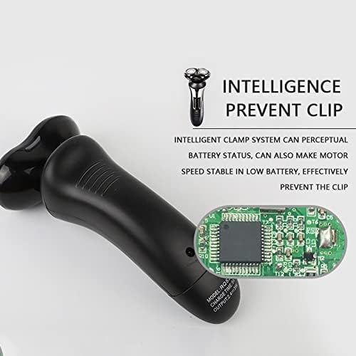 Electric Shavers for Bald Men, 3 in 1 Men Electric Shavers Triple Razor Multifunction Waterproof Nose Hair Trimmer Shaved Hair Head USB Rechargeable