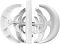 12V,HYZHANHONG 5 Blades Vertical Axis Wind Turbine Generator Kit,3000W 12V/24V/48V/220V Lantern Type Wind Turbine Free Energy Windmill Home Permanent Magnet Generator(White)