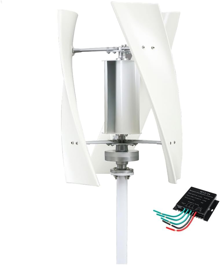 No Noise 3000W-9000W Vertical Wind Turbine Generator 12V 24V 48V 220V with MPPT Controller Low Speed Household Wind Generator,220v
