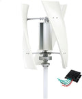 No Noise 3000W-9000W Vertical Wind Turbine Generator 12V 24V 48V 220V with MPPT Controller Low Speed Household Wind Generator,12v