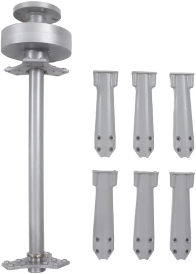 3000W Wind Turbine Generator Kit, 12V 24V 48V 220V 3 Blade Vertical And Noiseless Wind Power Generator Kit for Home, Monitoring, Street Lighting,220v