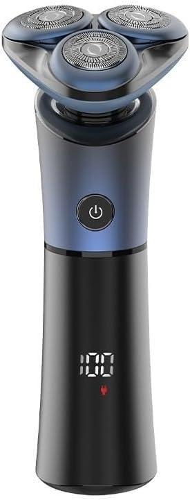 Electric Shavers for Men, Men's Electric Shaver 3D Floating Blade Washable Type-C Rechargeable Razor Waterproof Digital Display Face Shaving Beard Machine
