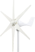 3000W Wind Power Turbine Generator 12V 24V 48V Maglev Generator Horizontal Wind Generator with 6 Blade and Controller for Home,Surveillance,Street Lighting
