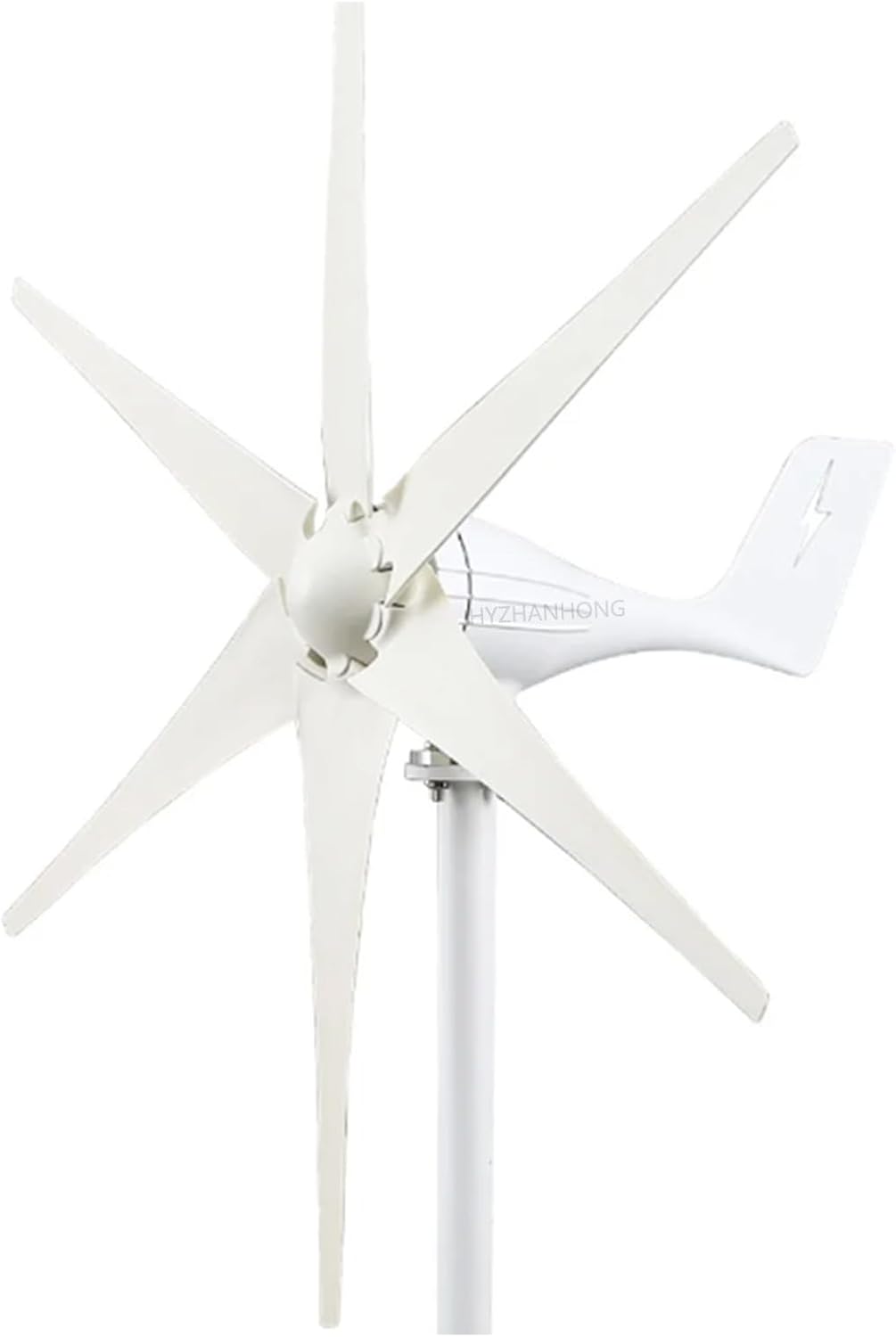 3000W Wind Power Turbine Generator 12V 24V 48V Maglev Generator Horizontal Wind Generator with 6 Blade and Controller for Home,Surveillance,Street Lighting