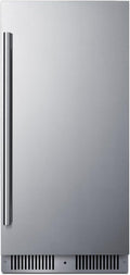 Summit 15' Refrigerator, 1.8 cu.ft. Capacity, Built-in Refrigerator Undercounter, Shallow 18' Depth, Stainless Steel- SDHR1534