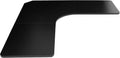 VIVO Universal 71 x 71 inch Curved Corner Table Top for L-Shape Sit to Stand Height Adjustable Home and Office 3-Leg Desk Frames, Black Desktop, DESK-TOP2CB