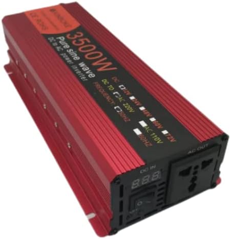 Pure Sine Wave Inverter DC 12v/24v 1000W 1600W 2000W 3000W Portable Power Bank Converter Solar with High Efficiency(2200W,12V)