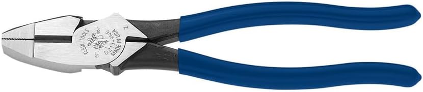 Klein Tools 80080 Hand Tool Kit includes 2 Screwdrivers, Made in USA, 3 Pliers, Wire Stripper and Cutter, for Electricians, 6-Piece