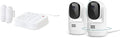 Arlo Home Security System Wired Keypad Sensor Hub, (2) 8-in-1 Sensors + Pan Tilt Indoor Security Camera (2 Pack), No Contract Required, DIY Installation, Alarm System, 24/7 Professional Monitoring