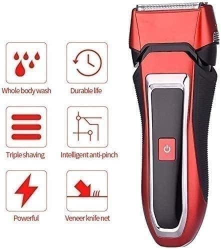 Electric Razor for Men, Electric Shaver with Precision Trimmer, Rechargeable, Wet & Dry Shaver, IPX7 Waterproof,Multifunctional Electric Razor