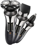 Electric Shavers for Bald Men, 3 in 1 Men Electric Shavers Triple Razor Multifunction Waterproof Nose Hair Trimmer Shaved Hair Head USB Rechargeable