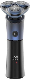 Electric Razor for Men, Men's Electric Shaver 3D Floating Blade Washable Type-C Rechargeable Razor Waterproof Digital Display Face Shaving Beard Machine