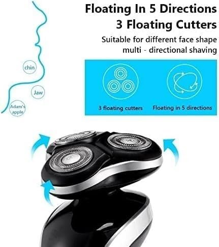 Electric Razor for Men's, Electric Shaver 4D for Men Electric Hair Clipper USB Rechargeable Professional Hair Trimmer Hair Cutter for Men Adult Razor