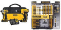 DEWALT DCK240C2 20v Lithium Drill Driver/Impact Combo Kit (1.3Ah) with FlexTorq Screw Driving Set, 40-Piece