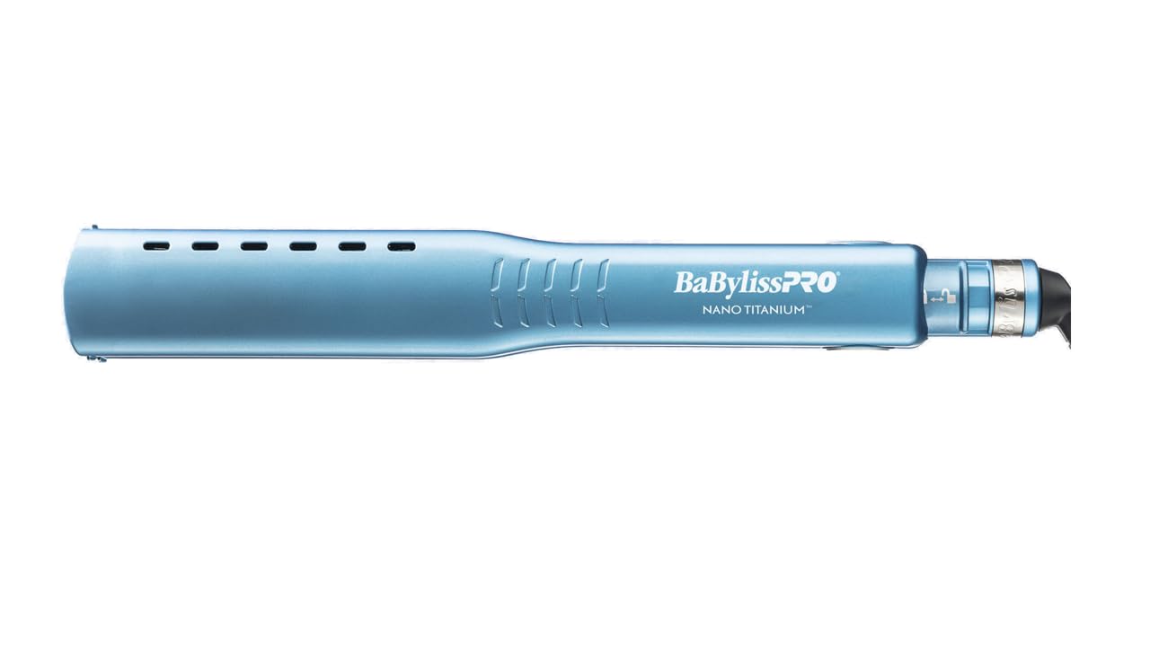 BabylissPRO Nano Titanium Specialty Ionic Hair Straightener, Professional Flat Iron For All Hair Types