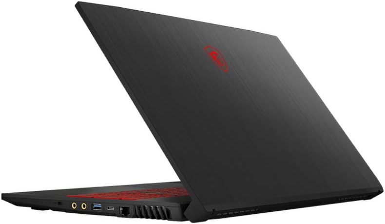 MSI GF75 Thin 9SC-027 17.3' Gaming Laptop, Thin Bezel, Intel Core i7-9750H, NVIDIA GeForce GTX1650, 16GB, 512GB NVMe SSD