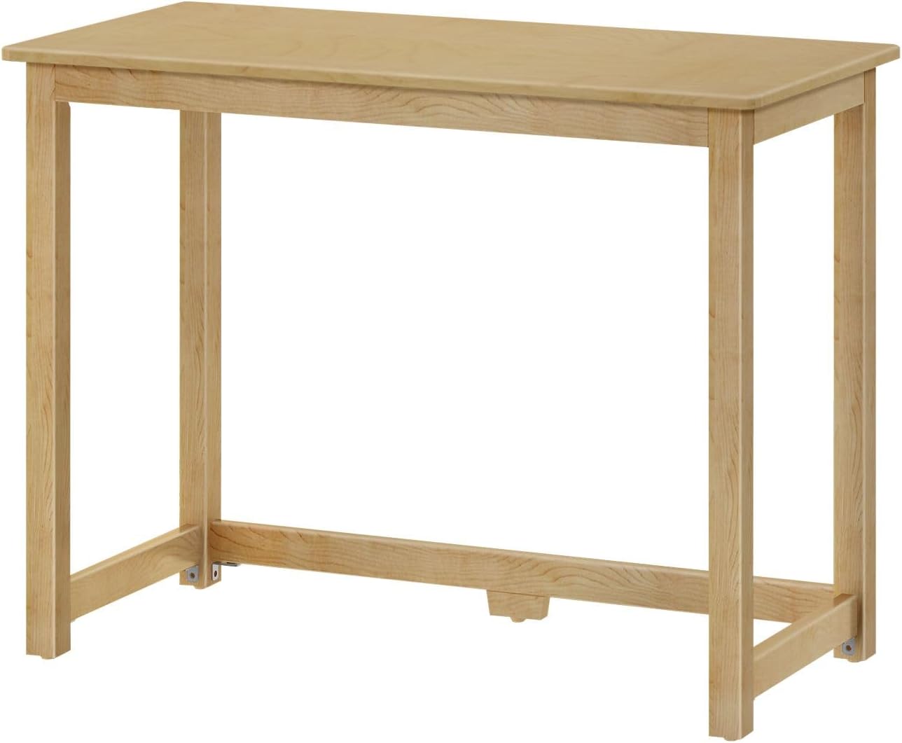 Plank+Beam Writing Desk, Simple Desk for Bedroom, Home Office Study Desk, 39 Inch, Natural