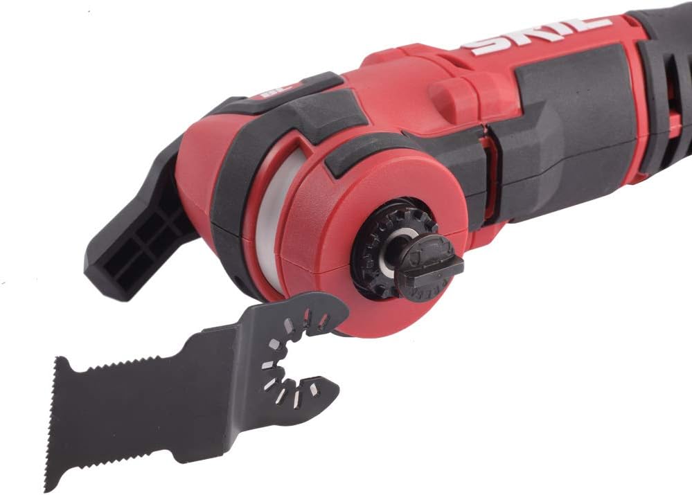 SKIL 5-Tool ComboKit: PWRCore 12 Brushless 12V Drill Driver, Impact Driver, Oscillating MultiTool, Area Light and Bluetooth Speaker, Includes Two 2.0Ah Lithium Batteries and PWRJump Charger - CB736801