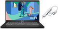 msi Modern 14' FHD Laptop | Intel Core i5-1155G7 Processor | 16GB RAM | 512GB SSD | Intel Iris Xe Graphics | Backlit Keyboard | Windows 11 Home | Black | Bundle with USB 3.0 Hub