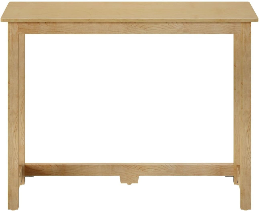 Plank+Beam Writing Desk, Simple Desk for Bedroom, Home Office Study Desk, 39 Inch, Natural