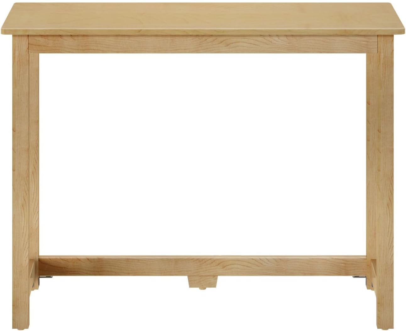 Plank+Beam Writing Desk, Simple Desk for Bedroom, Home Office Study Desk, 39 Inch, Natural