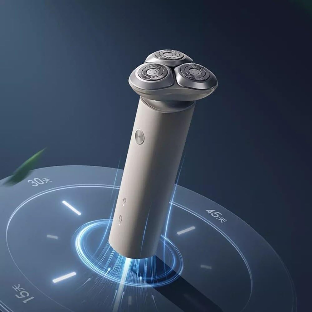 Electric Shavers for Men, Mens Electric Shavers Dry Wet Shaving Beard Trimmer Cutter Portable Razor Razors Hair Cutting Machine (Color : Blue)