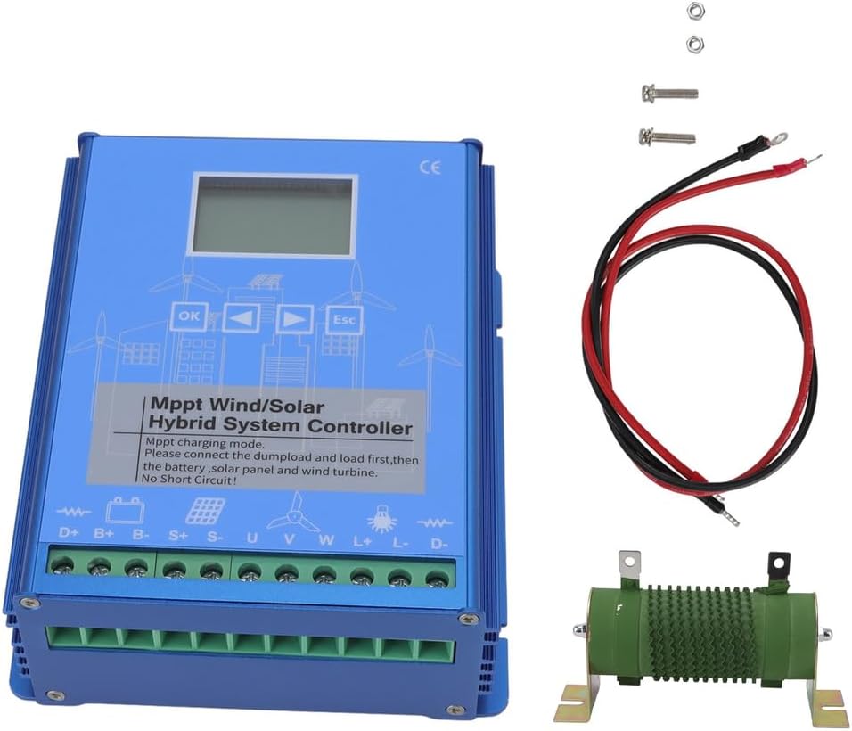 12v,HYZHANHONG 6000W MPPT Wind Solar Hybrid Charge Controller with Dump Load 12/24/48V for 3000W Wind Turbine 3000W Solar Panel ,24V