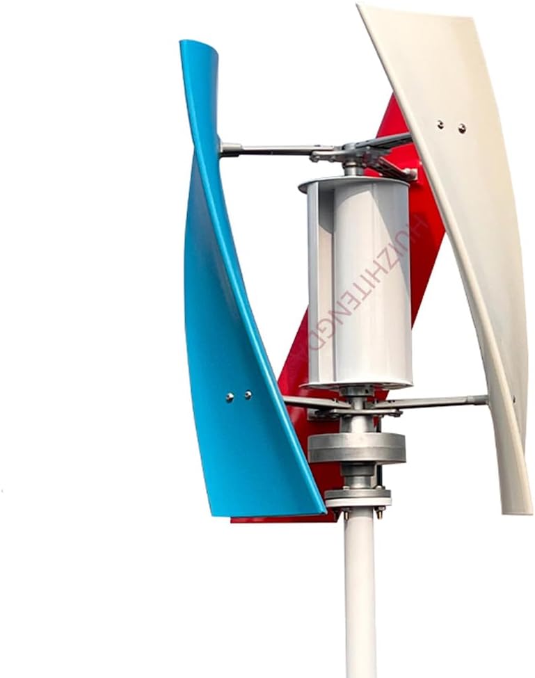 3000W 12V-220V No Noise Vertical Wind Power Turbine Generator,Portable Windmill Generator Suit for Home Marine Wind Turbine Generator Kit