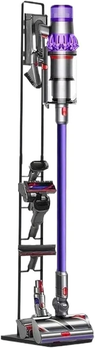 Compatible for Dyson， V6-V11 Metal Stand Sturdy Metal Vacuum Cleaner Stand Handheld Storage Rack for Cordless Vacuums Accessories(White)