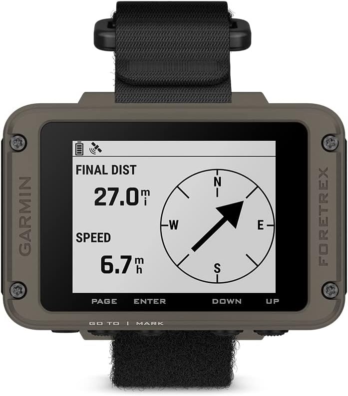 Garmin Foretrex 901, Ballistics Edition, Wrist-Mounted GPS Navigators, Upgraded Multi-Band GNSS, Longer Battery Life