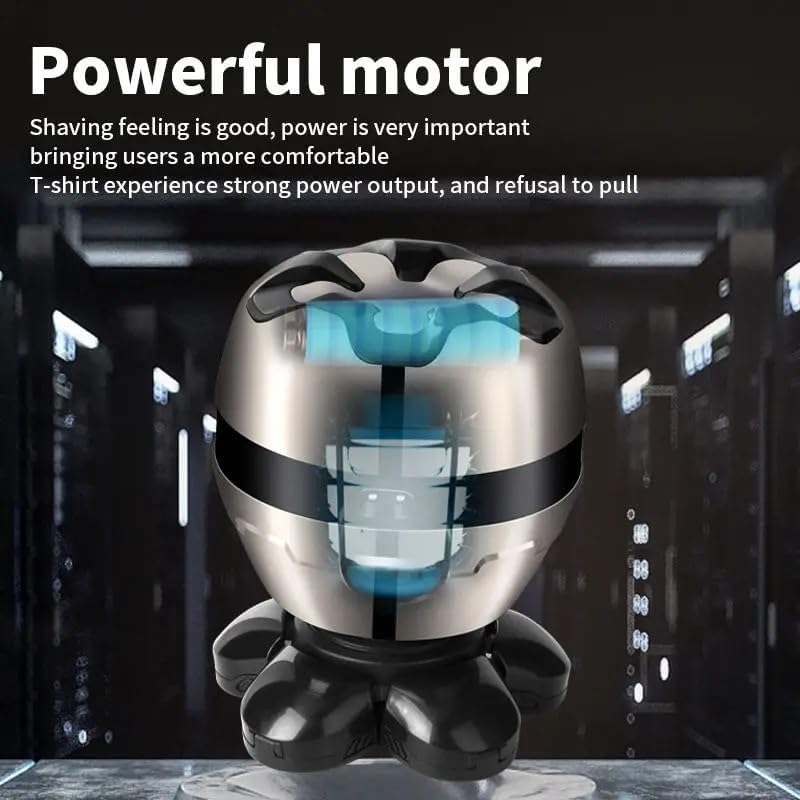 Head Shavers for Bald Men, Professional Men's Electric Hair Clipper Beard Barber Device USB Charging Portable Full Body Waterproof Trimmer