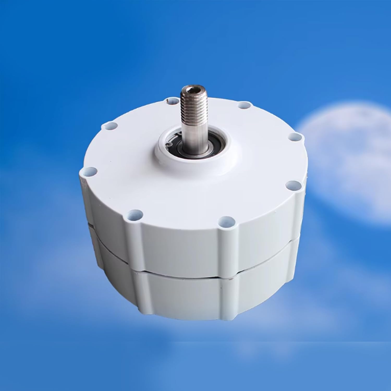 1000W-3000W Gearless Permanent Magnet Generator,12V 24V 48V 220V Low Speed AC Alternator Generators with Base Use for Wind Turbine Water Turbine,12v