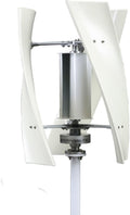3000W-6000W Home Wind Turbine Generator, 12V 24V 48V 300RPM Vertical Wind Turbine Maglev Wind Generator with Controller
