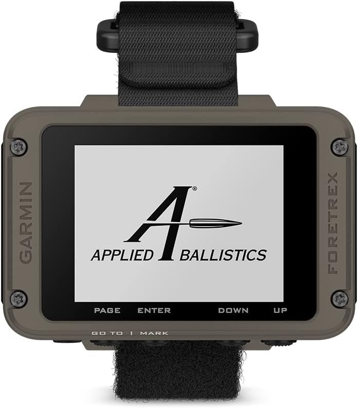 Garmin Foretrex 901, Ballistics Edition, Wrist-Mounted GPS Navigators, Upgraded Multi-Band GNSS, Longer Battery Life