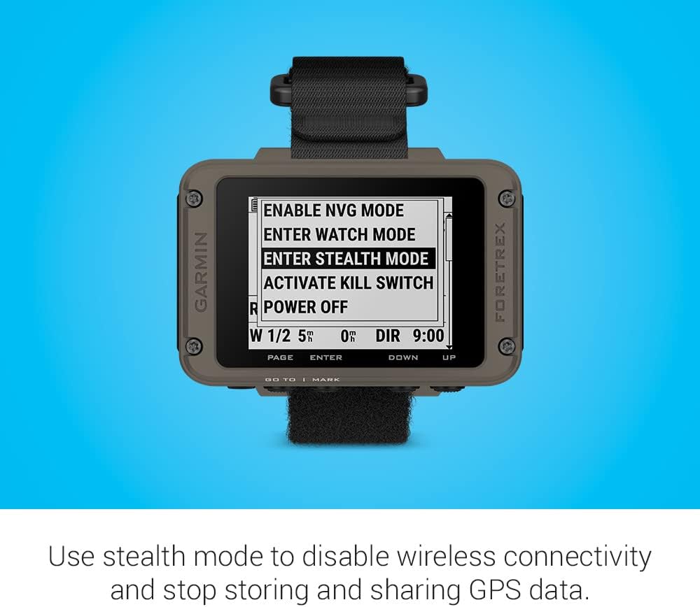 Garmin Foretrex 901, Ballistics Edition, Wrist-Mounted GPS Navigators, Upgraded Multi-Band GNSS, Longer Battery Life