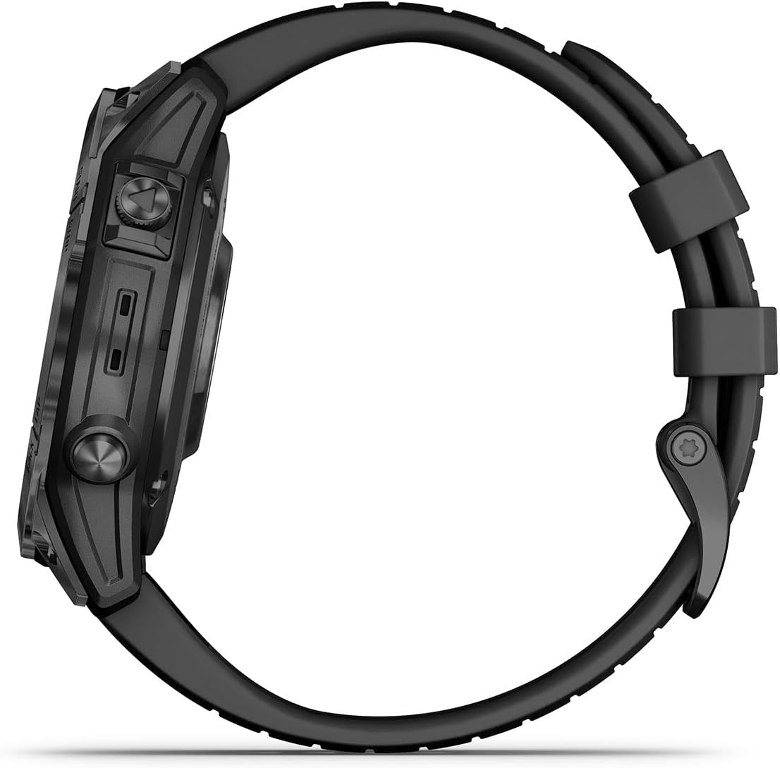 PlayBetter Garmin epix Pro (Gen 2) (Slate Gray/Black, 47mm) GPS Outdoor Watch Gift Box Bundle - AMOLED Display & Built-in Flashlight - Includes Screen Protectors, Wall Adapter & Case