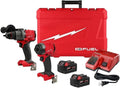 New 2 Tool Combo Kit 3697-22 for Milwaukee M18 18V 2904-20 Hammer Drill and 2953-20 hex Impact Driver Kit